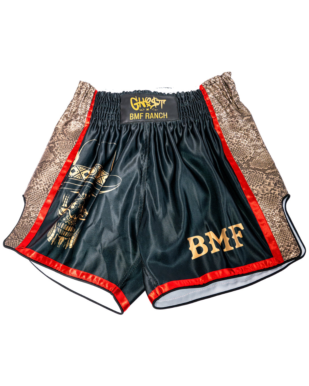 Black Red Snake BMF Shorts