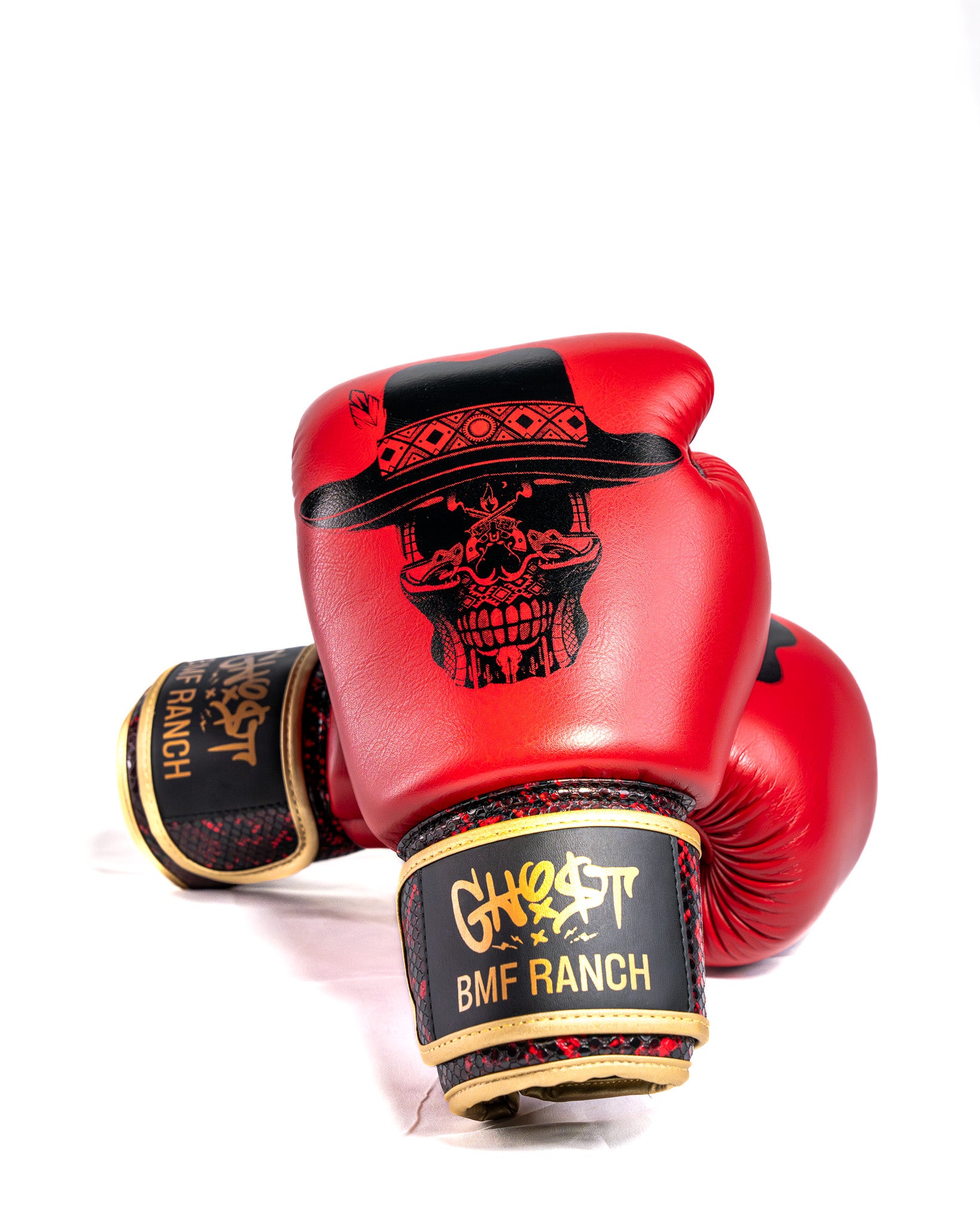 Black Red Gold BMF Gloves