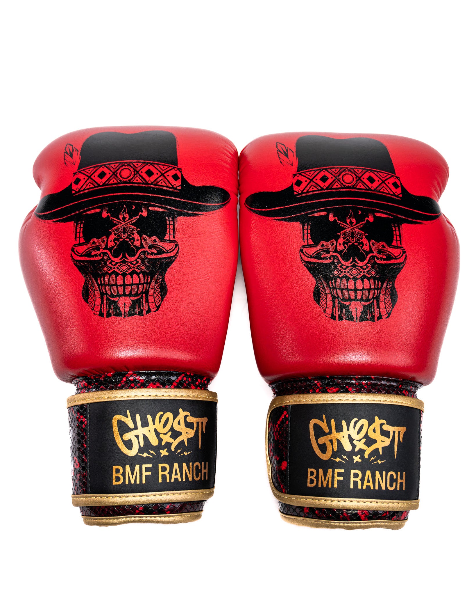Black Red Gold BMF Gloves