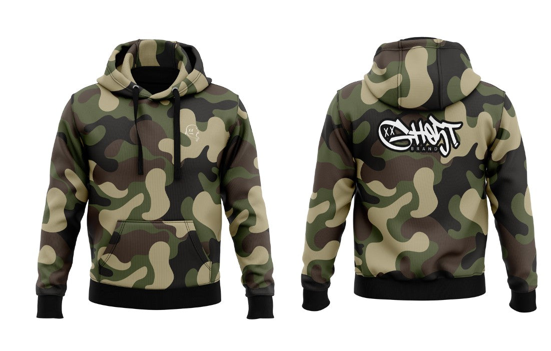 GH05T Camo Hoodie *PRE-ORDER