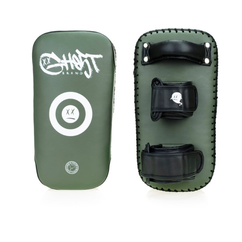 Army Green GHV1 Thai Kick Pads *PRE-ORDER