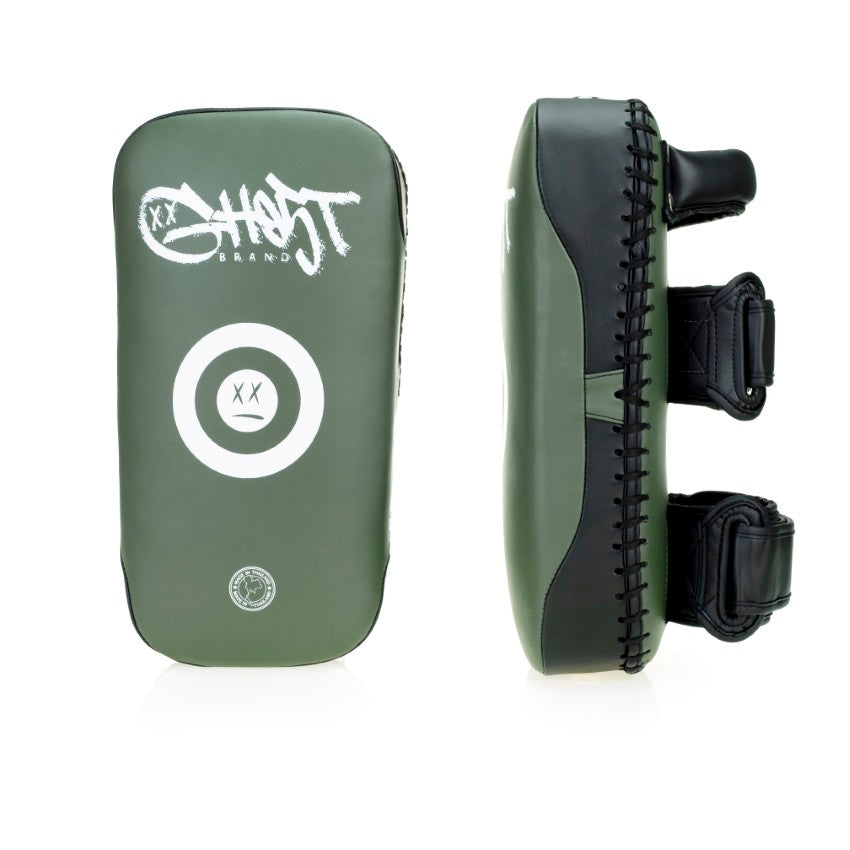 Army Green GHV1 Thai Kick Pads *PRE-ORDER