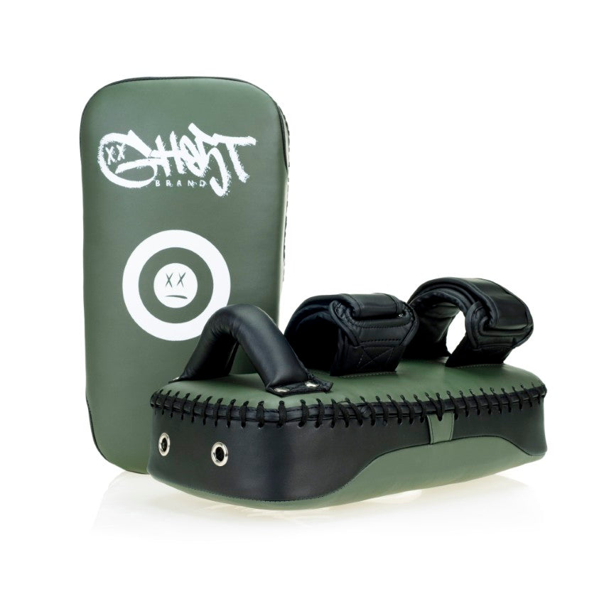 Army Green GHV1 Thai Kick Pads *PRE-ORDER