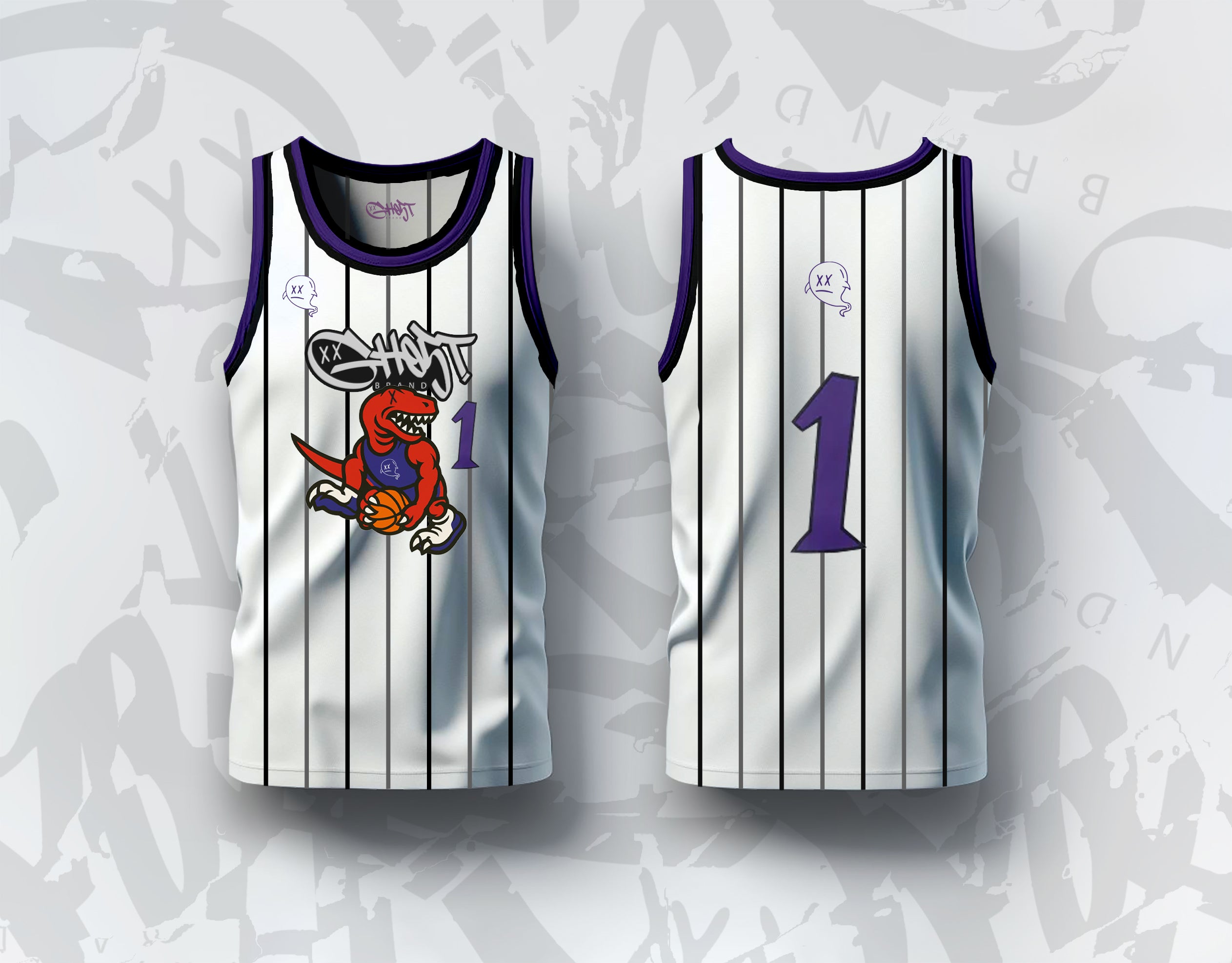 GH05T X BRAND “Raptors” Purple