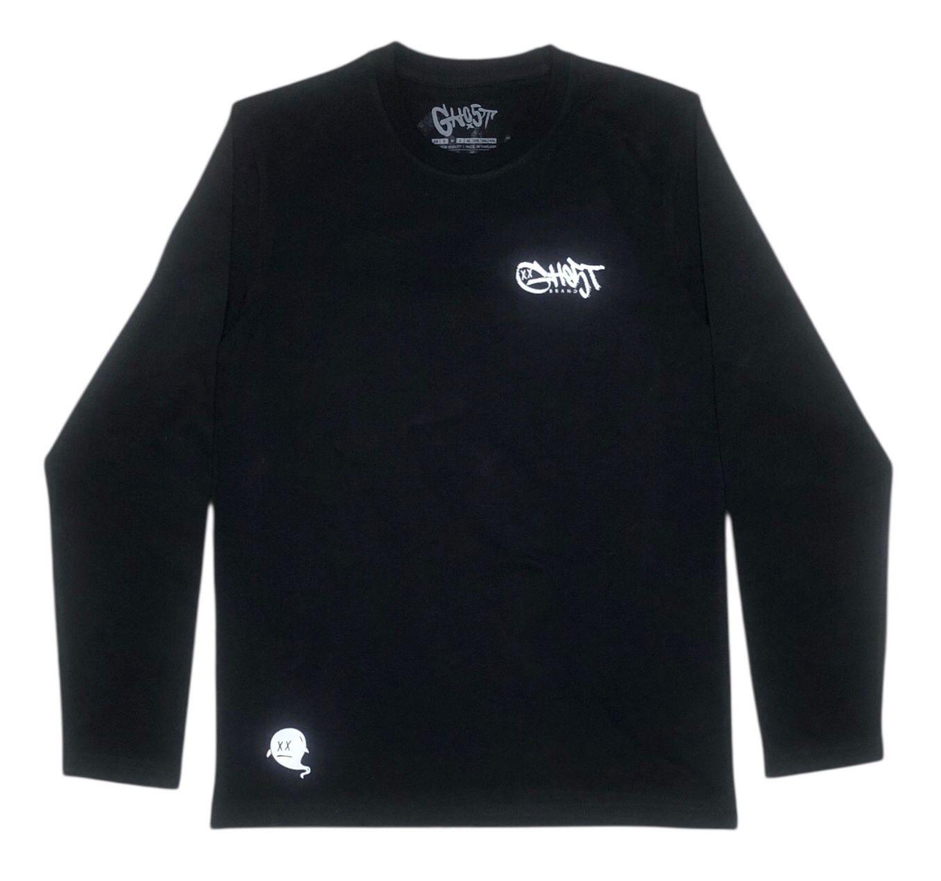 Black Long Sleeve GH05T X BRAND V3 Tee