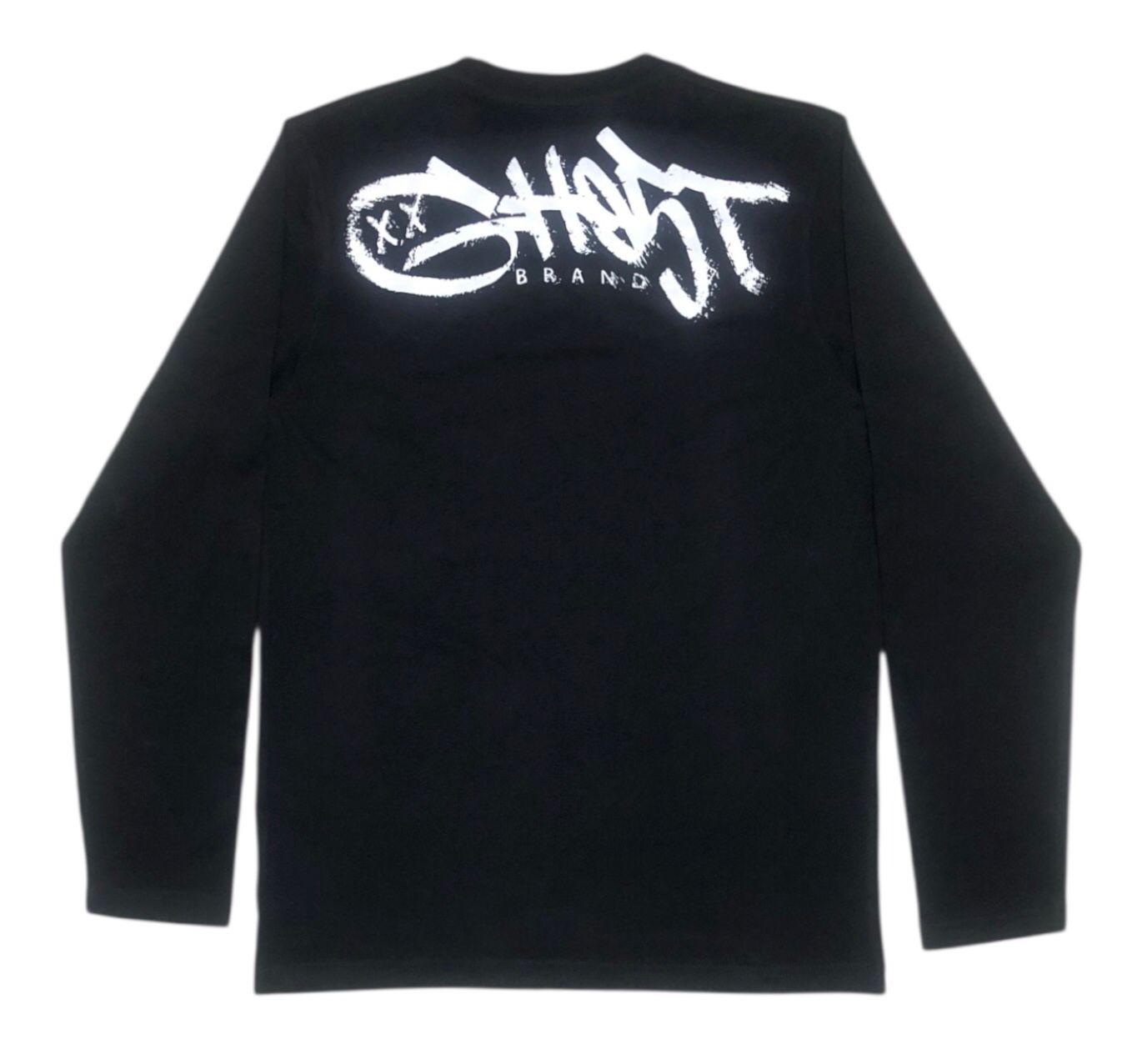 Black Long Sleeve GH05T X BRAND V3 Tee