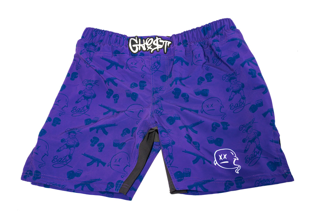 GH05T X BRAND "Groovy King" MMA Hybrid Short