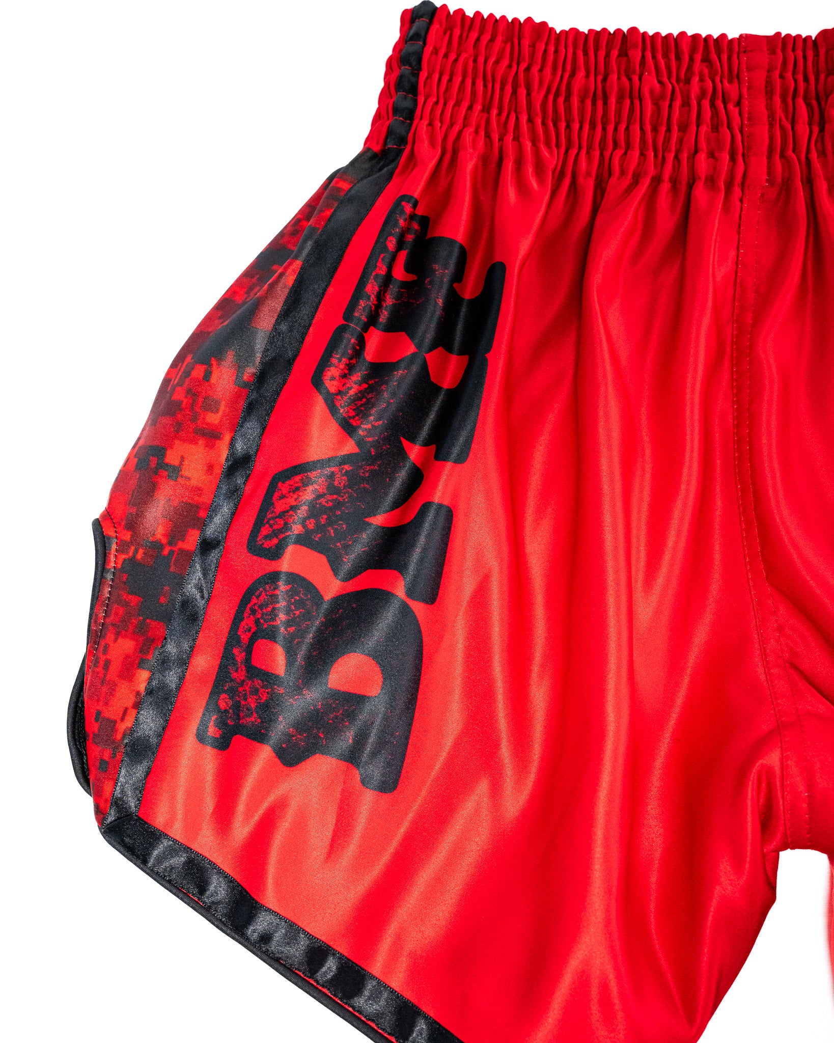 Black and Red BMF Shorts