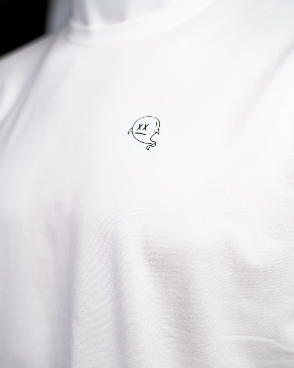 White GH05T V2 Tee