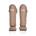 Tan GH05T X BRAND GHV1 Shin Guards W/ Tiger Liner