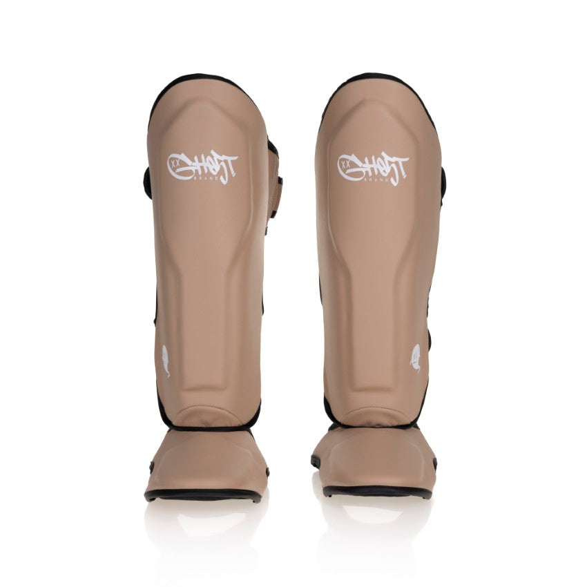 Tan GH05T X BRAND GHV1 Shin Guards W/ Tiger Liner