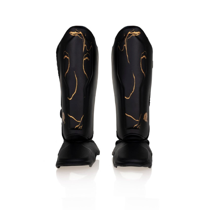 "Kintsugi" GH05T X BRAND GHV1 Shin Guards - Black