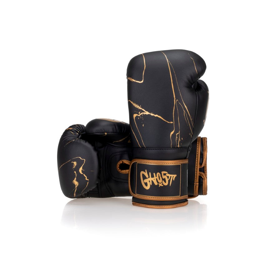 "Kintsugi" GH05T X BRAND GHV1 Boxing Gloves - Black