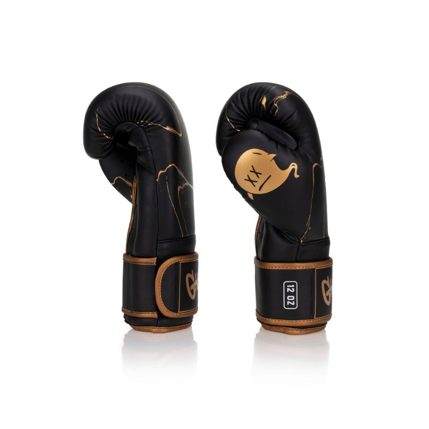 "Kintsugi" GH05T X BRAND GHV1 Boxing Gloves - Black