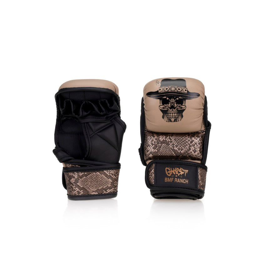 GH05T X BMF Ranch "Sand"  MMA Training Gloves
