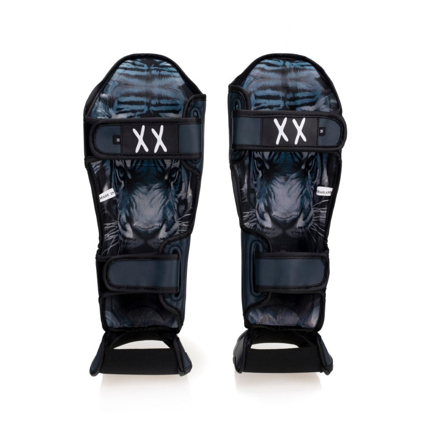 Concrete GH05T X BRAND GHV1 Shin Guards W/ Tiger Liner