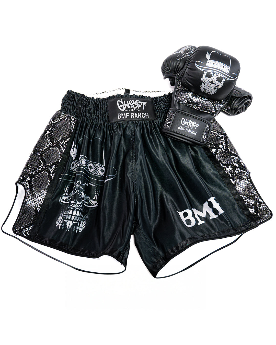 GH05T X BMF Ranch "BOA" Muay Thai Shorts