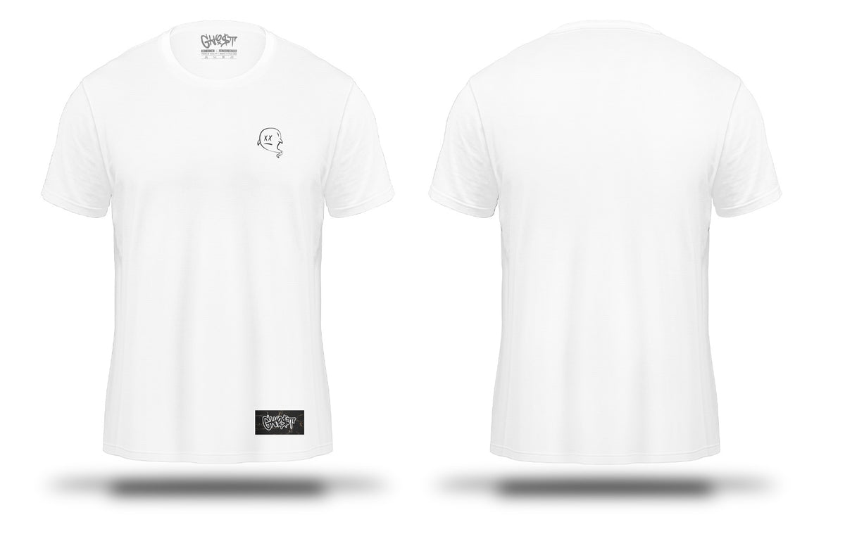White GH05T V2 Tee