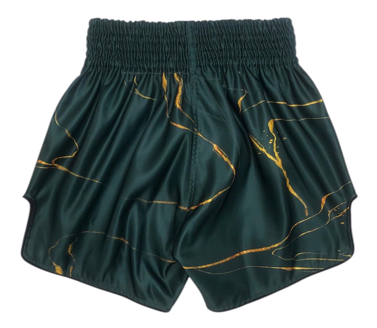 "Kintsugi" Muay Thai Shorts - Emerald