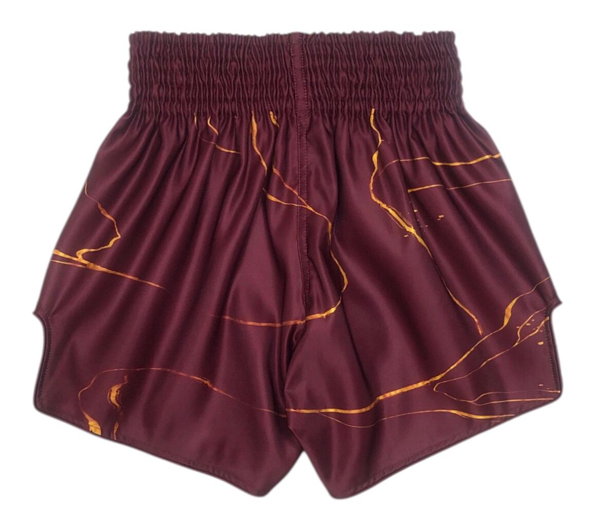 "Kintsugi" Muay Thai Shorts -Ruby