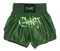 GH05T X BRAND Muay Thai Shorts-Green