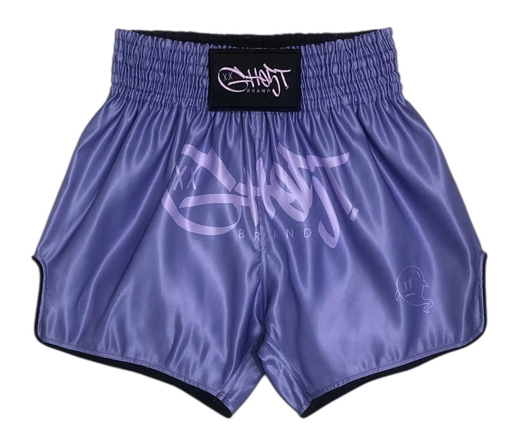 GH05T X BRAND Muay Thai Shorts-Lavender