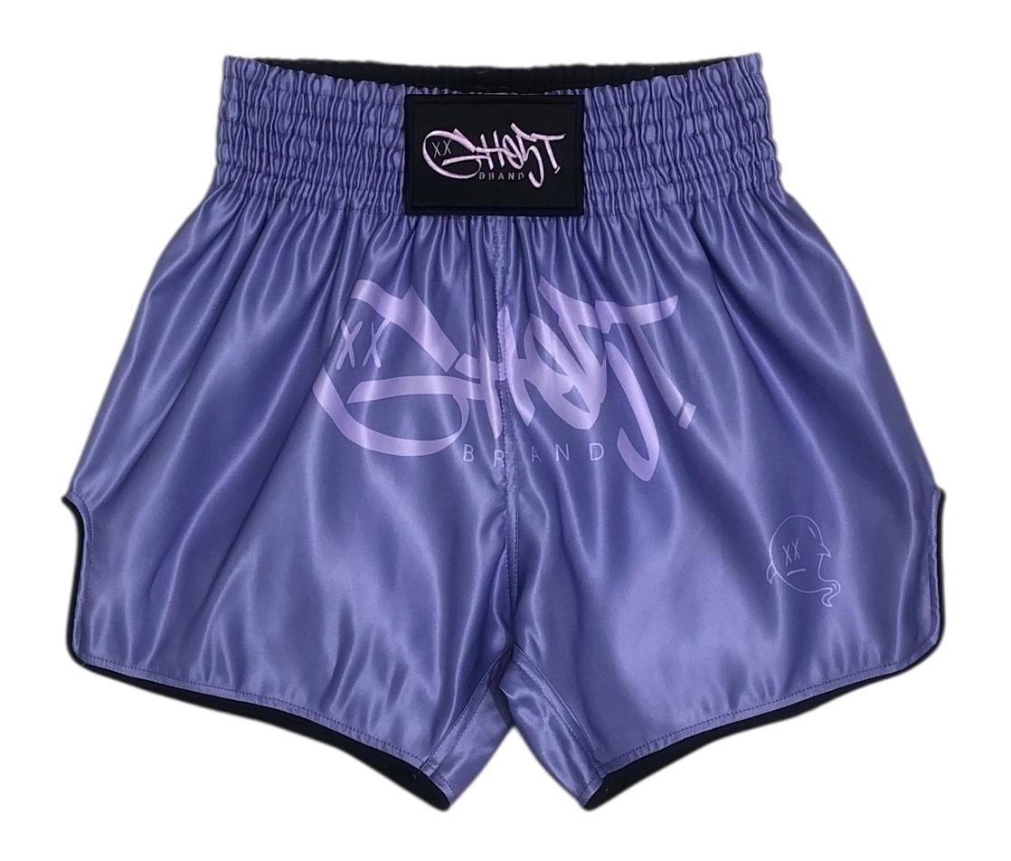 GH05T X BRAND Muay Thai Shorts-Lavender
