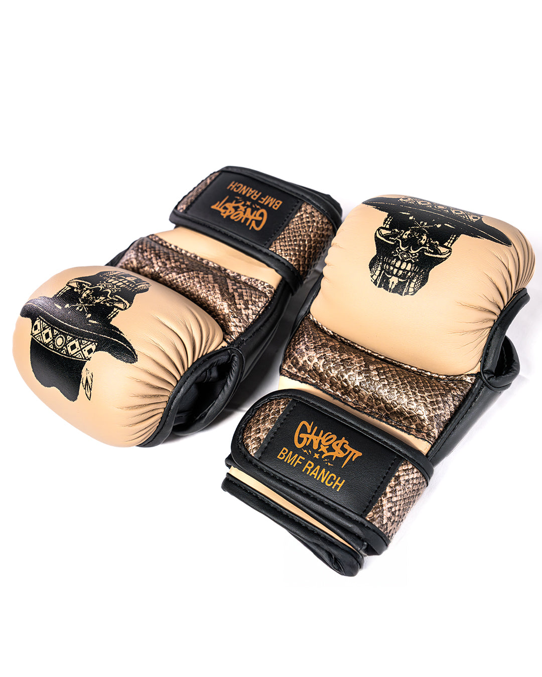 GH05T X BMF Ranch "Sand"  MMA Training Gloves
