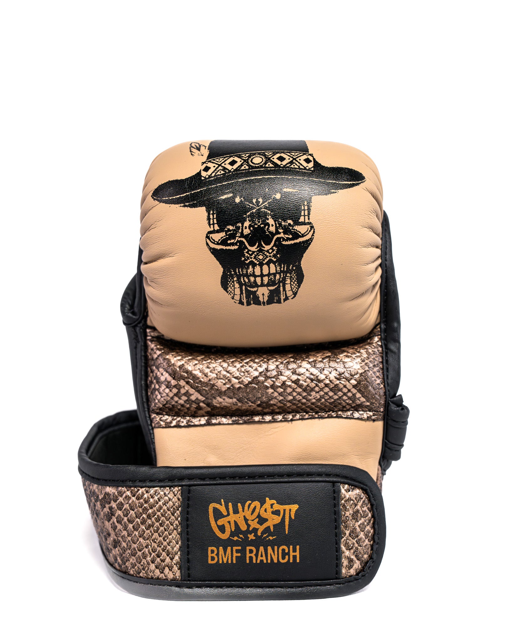 GH05T X BMF Ranch "Sand"  MMA Training Gloves
