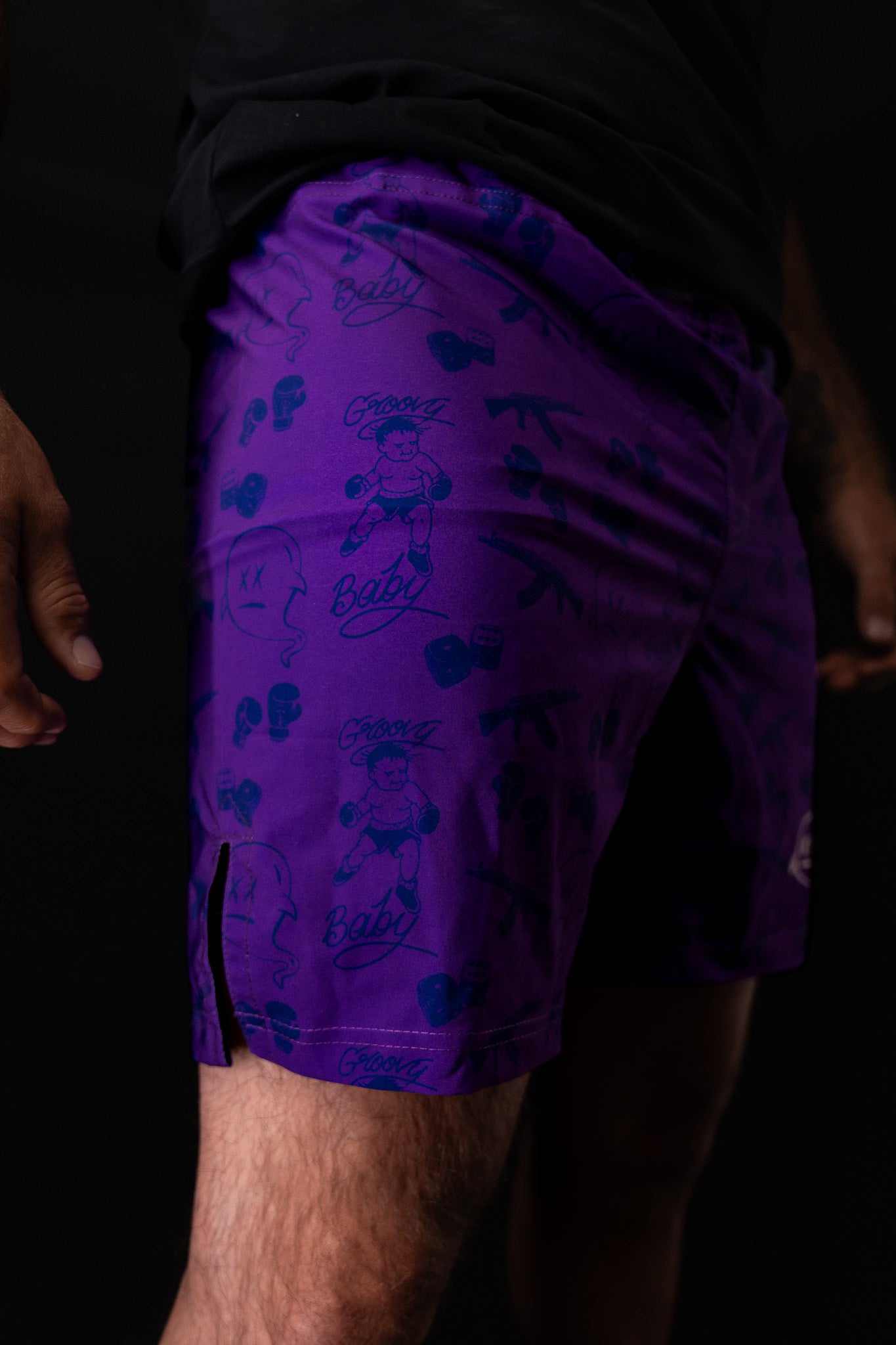 GH05T X BRAND X "Groovy King" MMA Hybrid Short