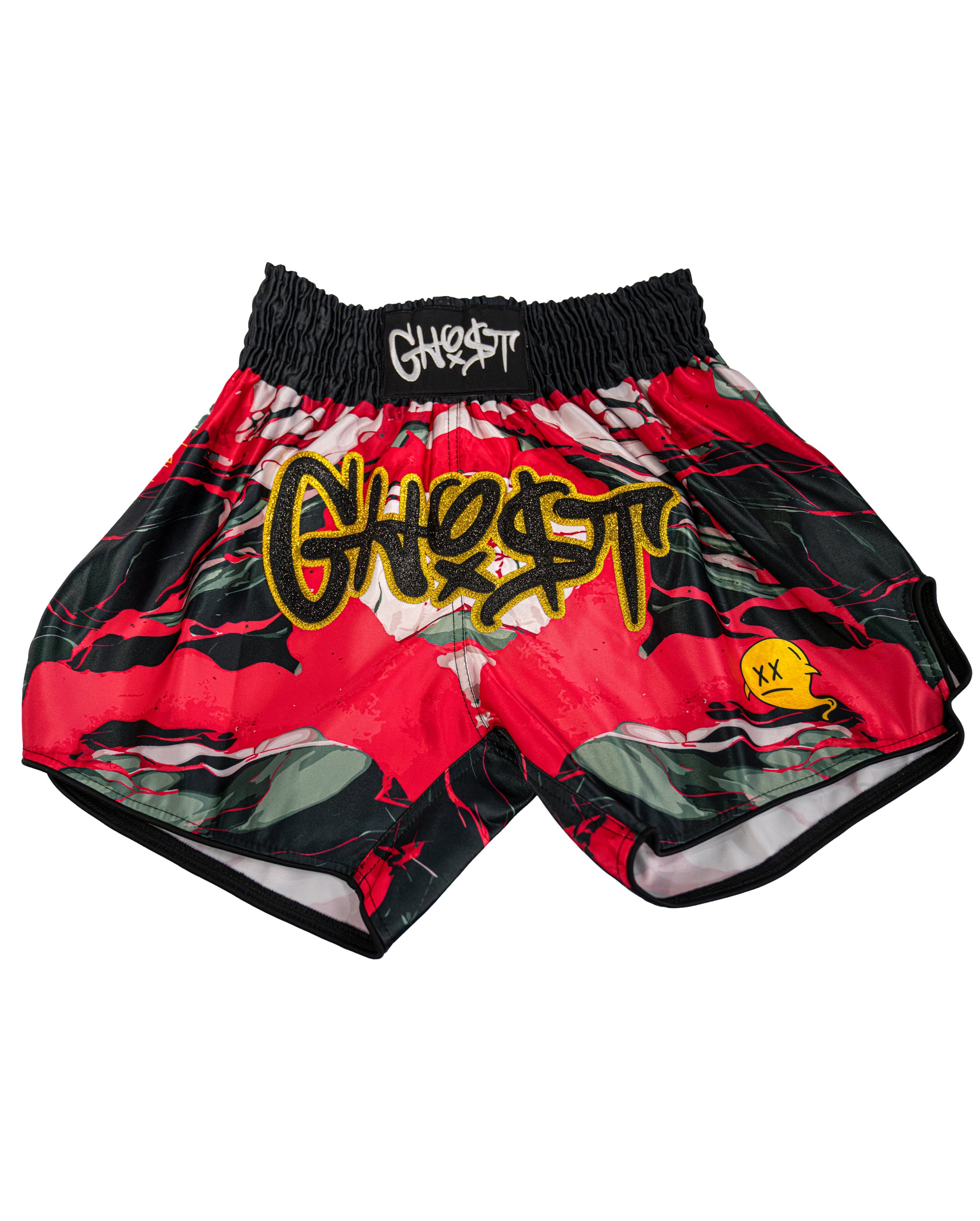 Red, White and Gold Shorts