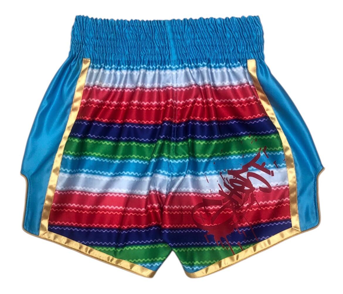GH05T X BRAND LONE STAR Muay Thai Colab Shorts