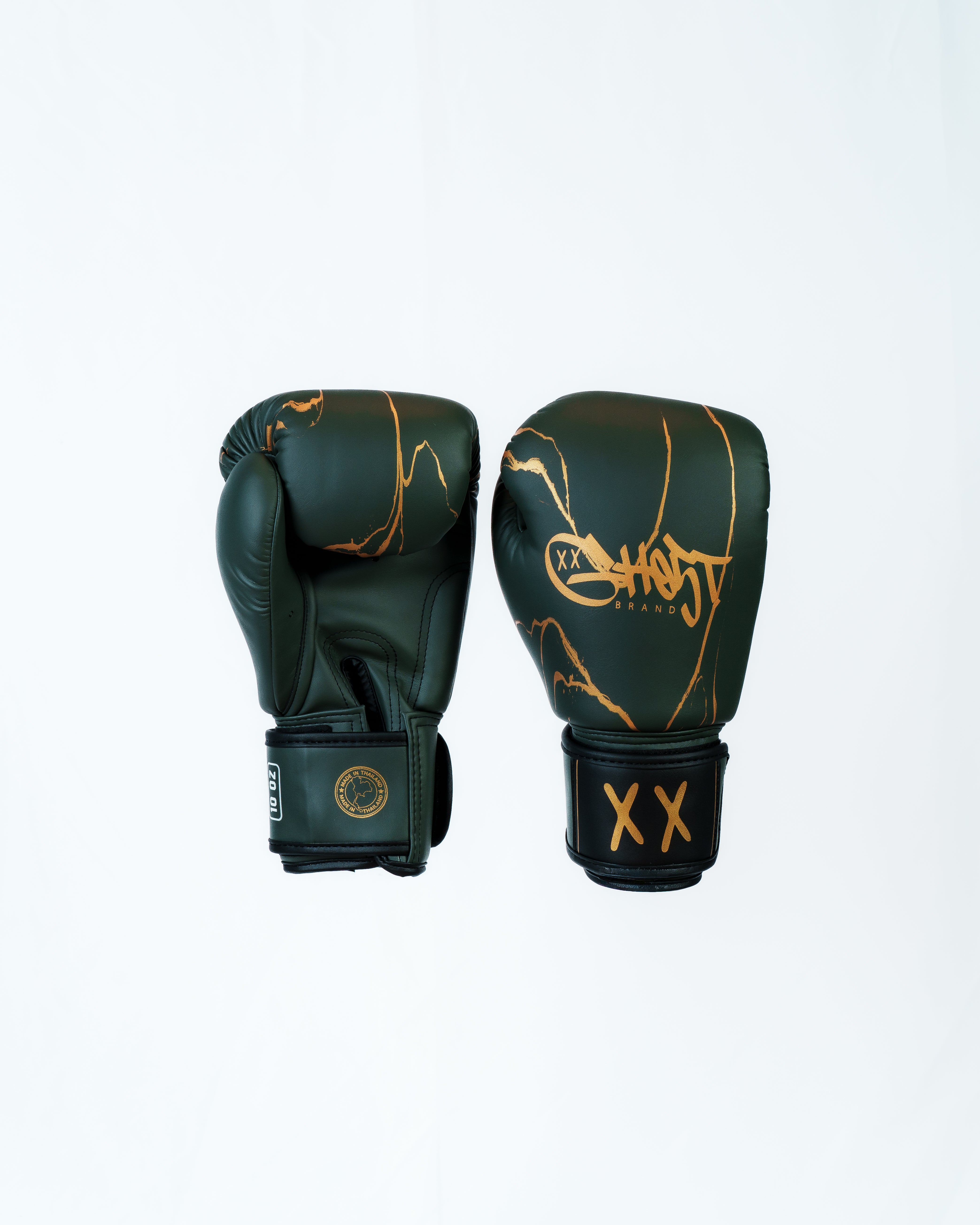 "Kintsugi" GH05T X BRAND GHV1 Boxing Gloves - Emerald